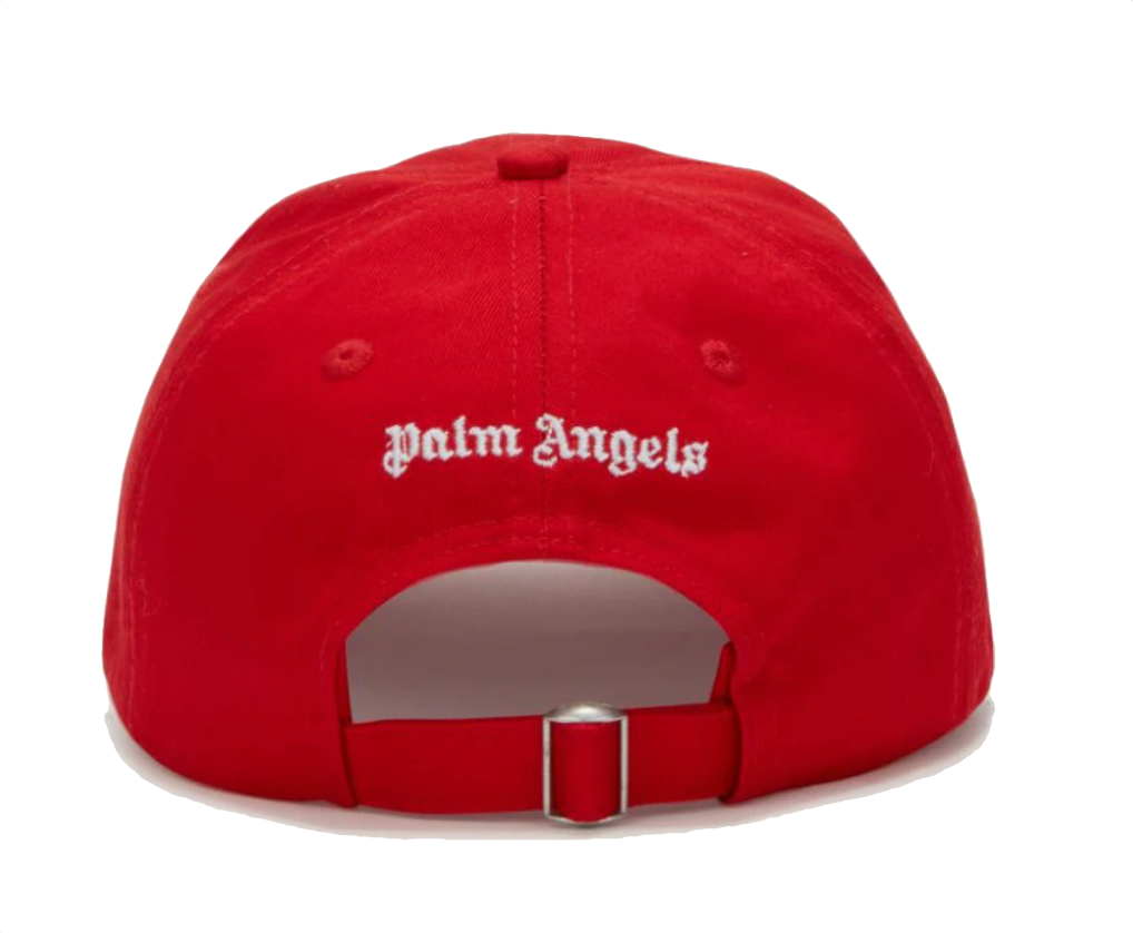 Palm Angels Red Baseball Cap