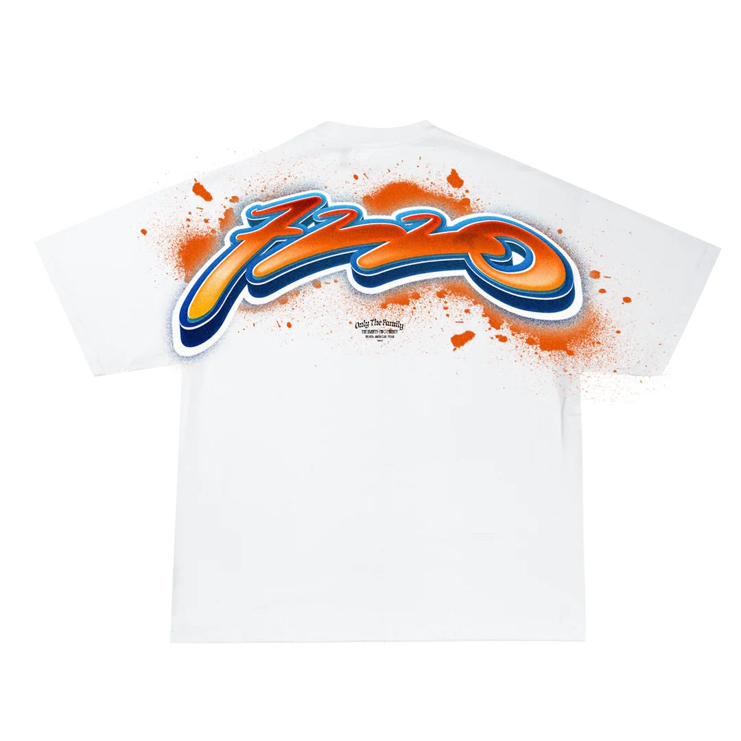 7220 Airbrush Tee White 