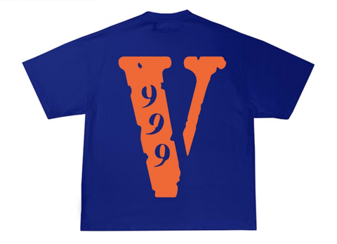 Vlone Juice WRLD 999 Blue Tee