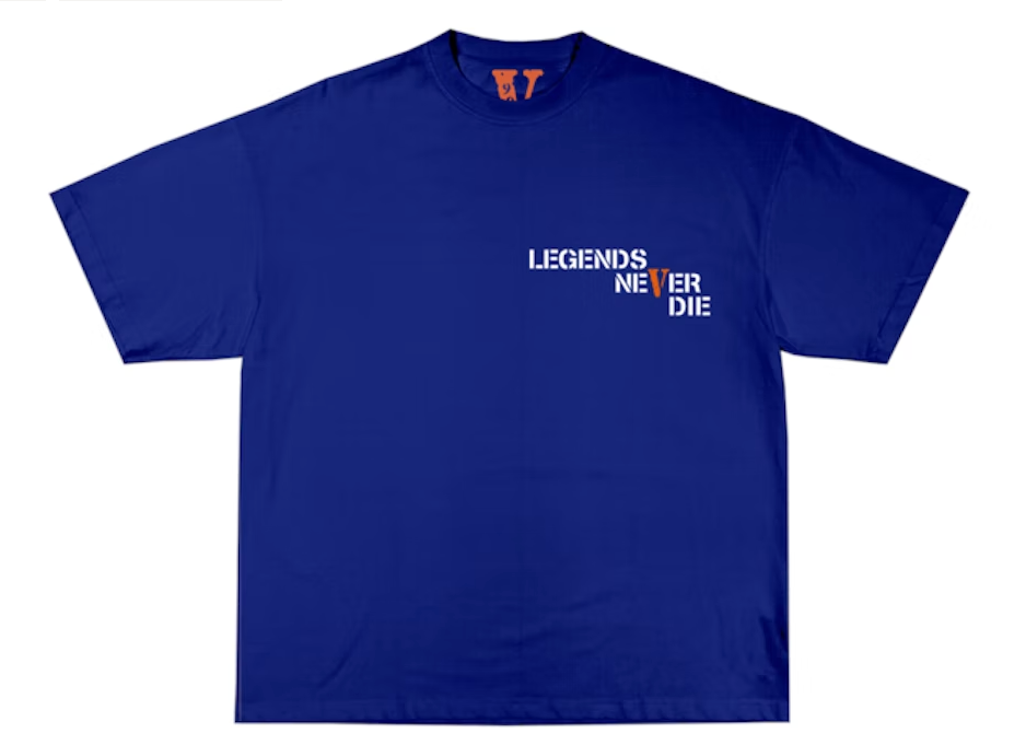 Vlone Juice WRLD 999 Blue Tee
