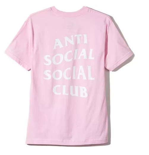 Anti Social Social Club Logo 2 Tee Pink