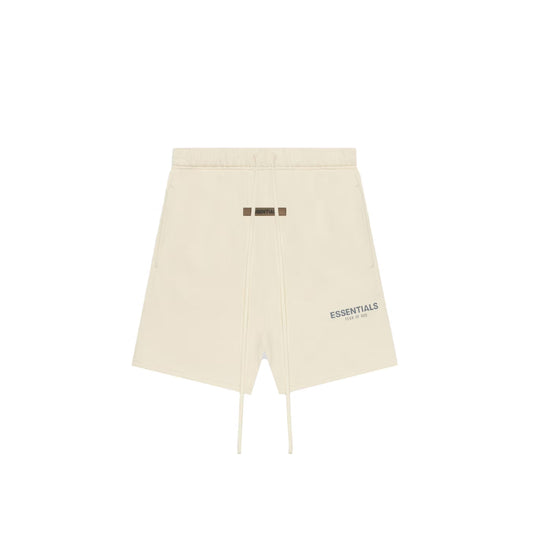 Essentials Butter Cream Cotton Shorts
