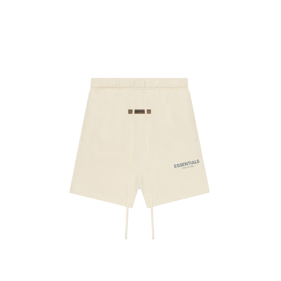 Essentials Butter Cream Cotton Shorts