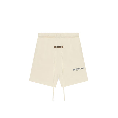 Essentials Butter Cream Cotton Shorts