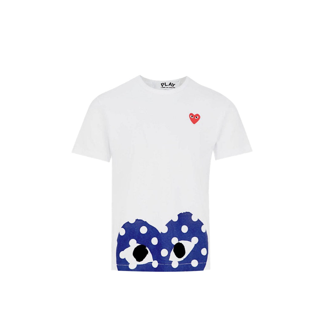 Comme Des Garcons Polka Dot Heart Tee