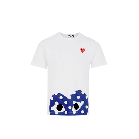 Comme Des Garcons Polka Dot Heart Tee
