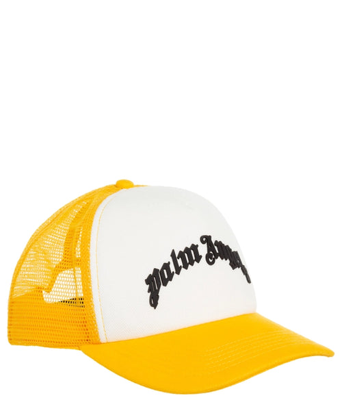 Palm Angels Curve Logo Trucker Hat